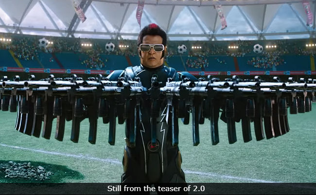 The Rajinikanth Effect: <i>2.0</i> Teaser Gets Blockbuster Welcome - 32 Million Views in 24 Hours