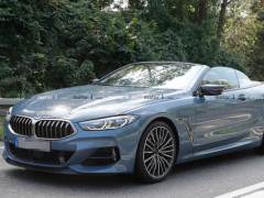 BMW 8 Series Convertible Spotted With Minimal Camouflage