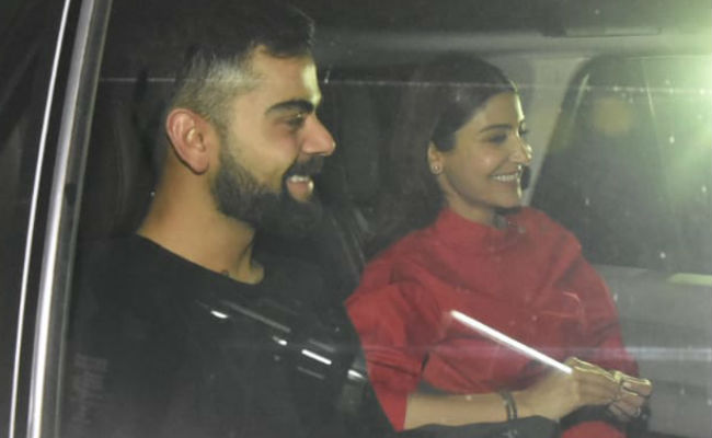 <i>Sui Dhaaga</i> Screening: Anushka Sharma, Virat Kohli And Varun Dhawan, Natasha Dalal Watch Film Together