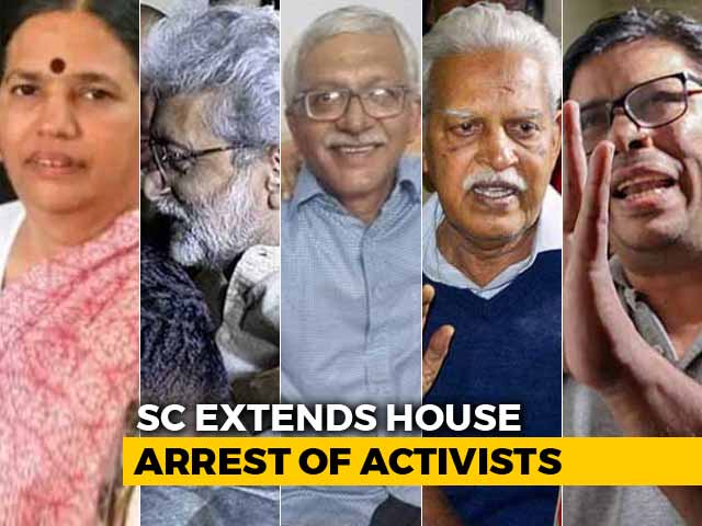 "Will Intervene If Needed," Says Top Court On Activists' Arrest