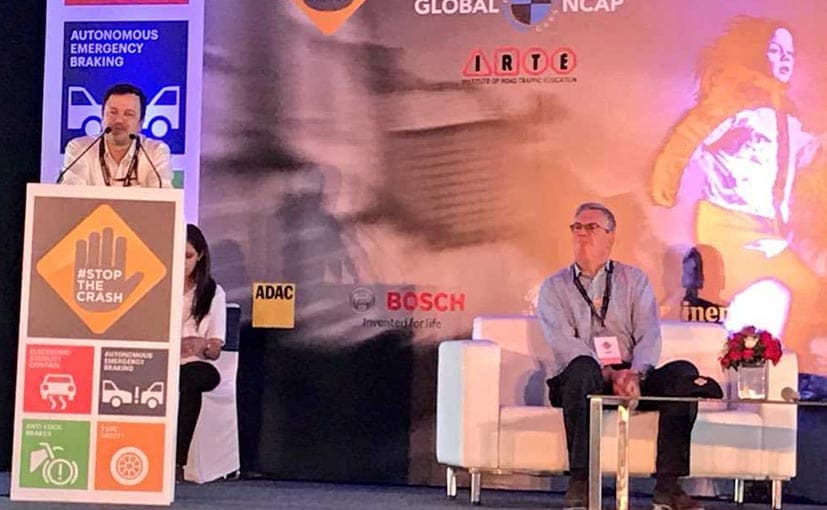 Electronic Stability Control And Autonomous Emergency Braking Mandatory By 2023: Abhay Damle Global NCAP organised the Stop The Crash event at Buddh International Circuit
