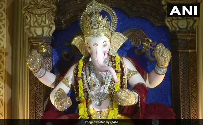 Diamond-Studded Ganesha Idols A Crowd-Puller In Surat. See Pics