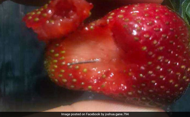 Needle Found In Strawberry In New Zealand, For The Second Time