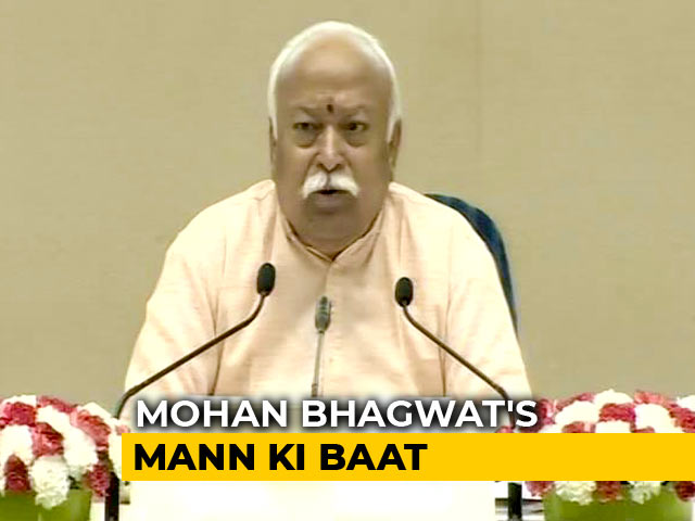 "Crime To Take Law In One's Own Hands": Mohan Bhagwat On Cow Vigilantism