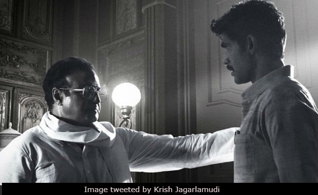 New <I>NTR</I> Poster Features Moment Between Nandamuri Balakrishna And Rana Daggubati