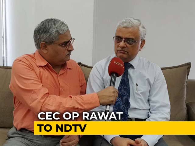 Voting Machines Are The Easiest Targets: Poll Panel Chief TO NDTV