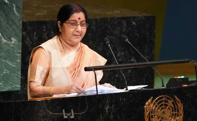 "Tomorrow Could Be Too Late": Sushma Swaraj Calls For Urgent UN Reform