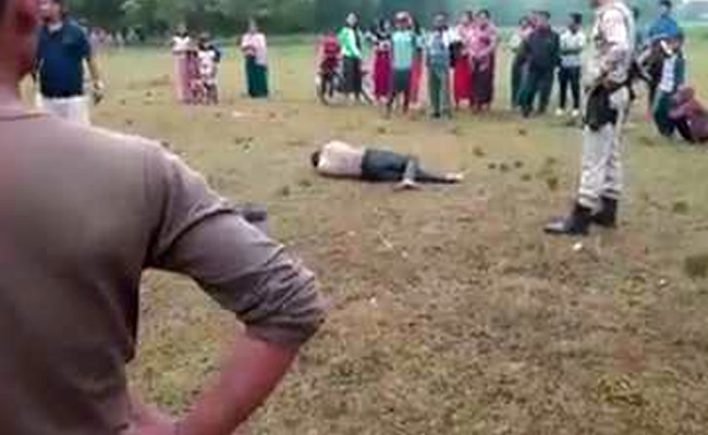 4 Manipur Cops Watched As Mob Attack Victim Lay In Pain, Shows Video