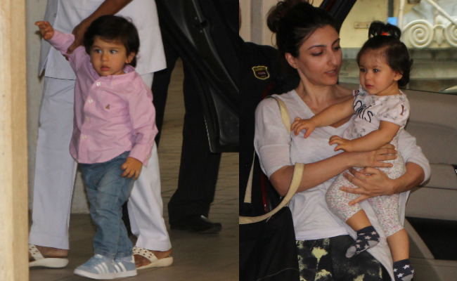 Taimur And Baby Inaaya's Playdate Can't Get Any Cuter. Adorable Pics Here