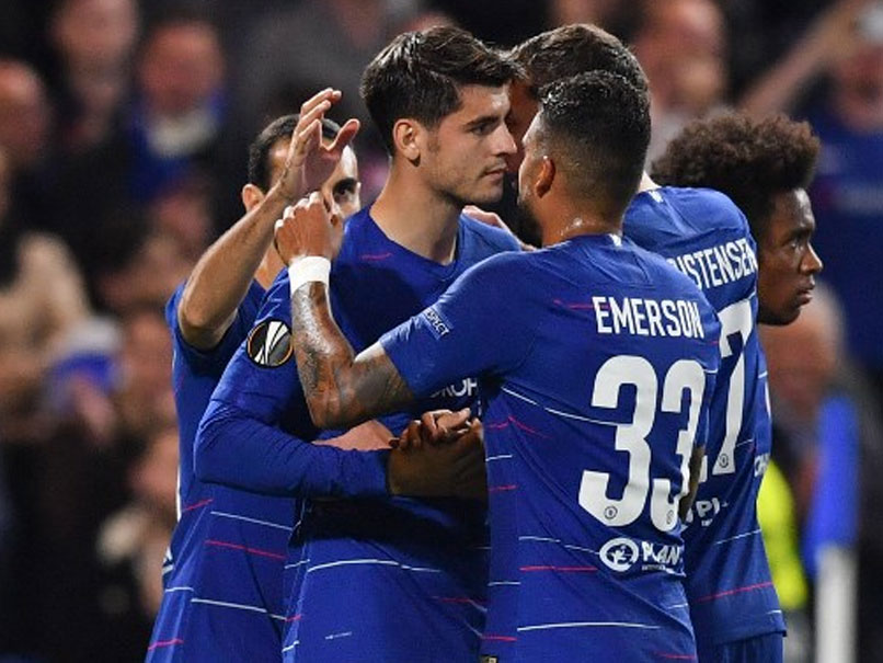Europa League: Tearful Alvaro Morata Earns Win For Chelsea, Arsenal Roll Past Qarabag