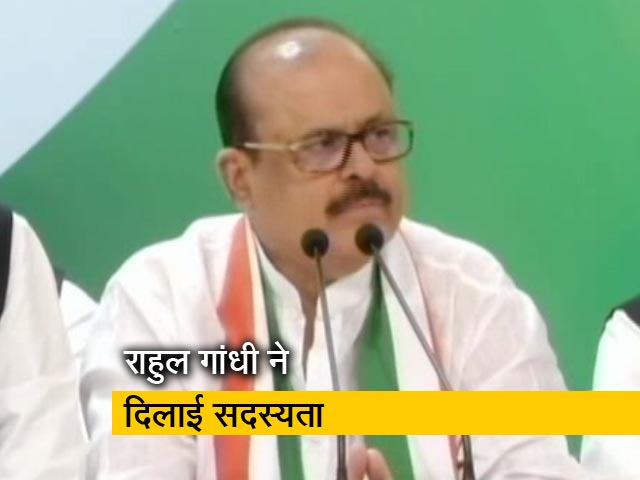 कांग्रेस में शामिल हुए तारिक अनवर