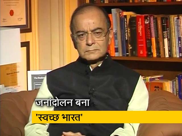 NDTV क्लीनाथॉन : वित्त मंत्री अरुण जेटली बोलें- स्वच्छ भारत अभियान बना जनांदोलन