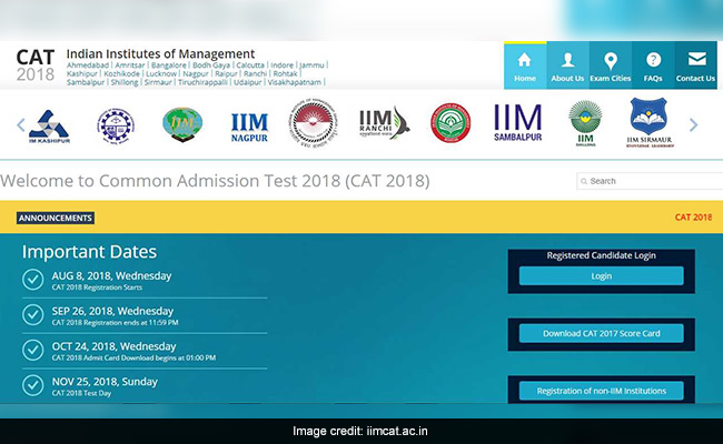 CAT 2018 Tutorial Released Online