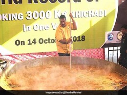 गिनेस बुक में दर्ज होने की आस में नागपुर के शेफ ने पकाई 3,000 किलोग्राम खिचड़ी गिनेस बुक में दर्ज होने की आस में नागपुर के शेफ ने पकाई 3,000 किलोग्राम खिचड़ी