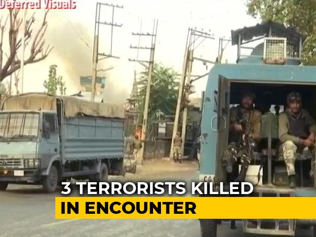 Policeman Dies, 3 Terrorists Killed In Encounter In Srinagar