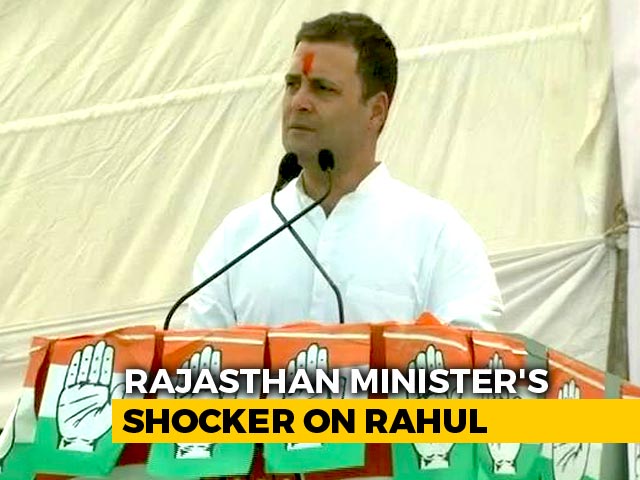 Rajasthan Minister Targets Rahul Gandhi, Alleges Terror Slur