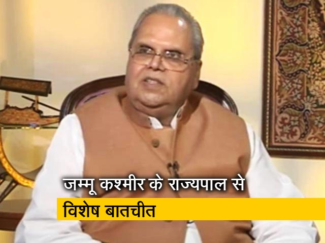 Exclusive: NDTV से बोले सत्यपाल मलिक, कश्मीर के लिए मोदी सरकार बेस्ट