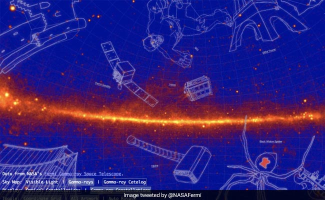 NASA Names New Gamma-Ray Constellations After Hulk, Godzilla