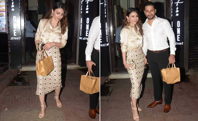 Take Inspiration From Soha Ali Khan On How To Rock A Printed Midi Skirt
