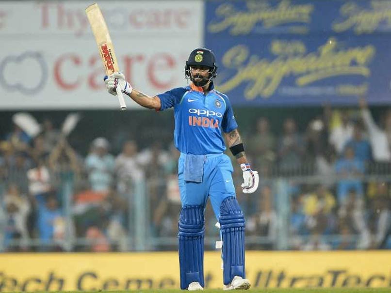 India vs West Indies, 1st ODI: Virat Kohli Brings Up His 36th ODI Century In Guwahati