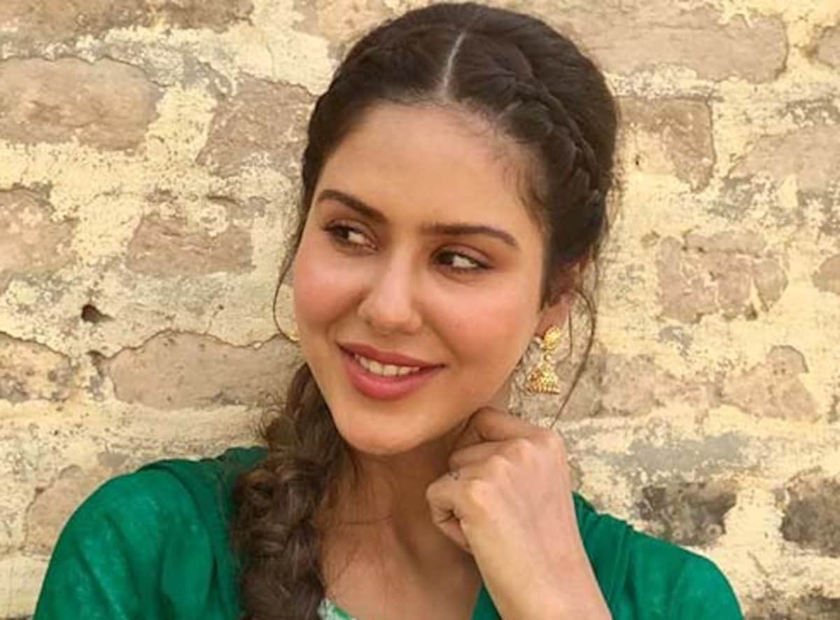 sonam bajwa en traje punjabi