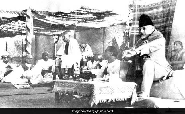 "76 Years Later...": Congress Tweets "Quit India" Memory From Wardha Meet