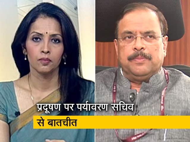 दिल्ली प्रदूषण को लेकर पर्यावरण सचिव सीके मिश्रा से खास बातचीत