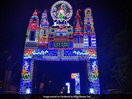 Lucknow Gets Rafale-Themed Durga Puja Pandal, 4 Cutouts For Selfie Points Lucknow Gets Rafale-Themed Durga Puja Pandal, 4 Cutouts For Selfie Points