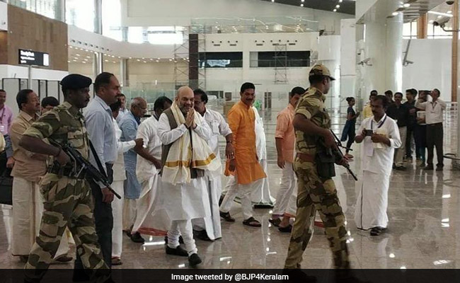 Kannur Airport Authorities Say Gave Permission For Amit Shah's Landing