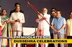 PM Modi, President Kovind Attend Dussehra Festivities In Delhi PM Modi, President Kovind Attend Dussehra Festivities In Delhi