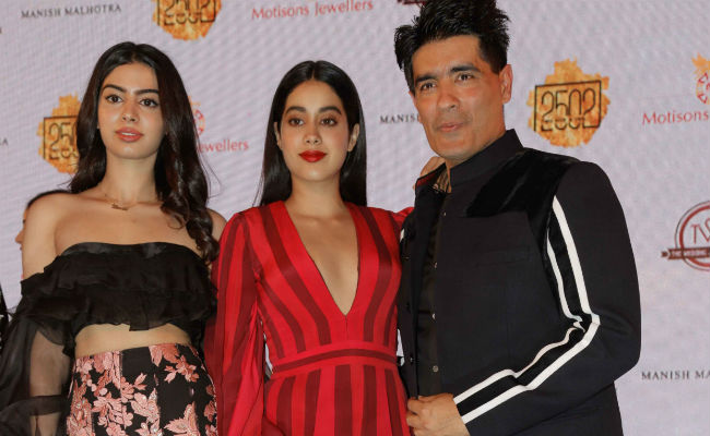 Janhvi Kapoor, Khushi And Ananya Panday Glam Up Front Row At Manish Malhotra's Show