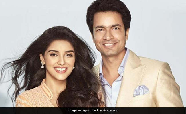 Asin And Rahul Sharma Share First Pictures And Name Of Their ...