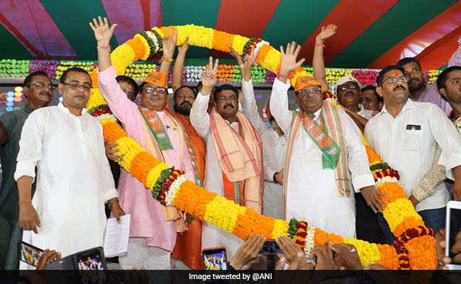 Odisha Congress Leader Padmalochan Panda Joins BJP