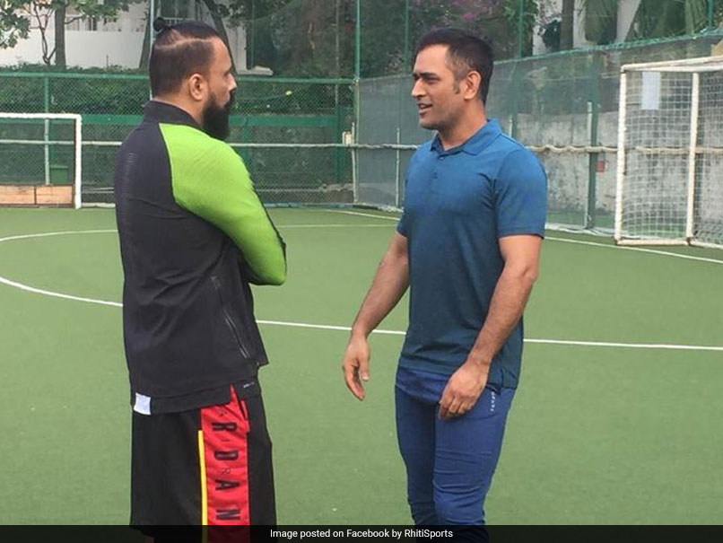 After Asia Cup Triumph, MS Dhoni Plays Football With Nick Jonas In Mumbai
