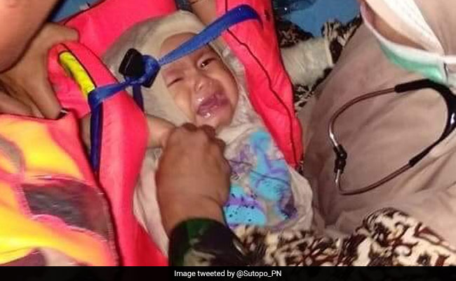 Image Shared Showed Baby Rescued From Indonesia Plane Crash. It Was Fake