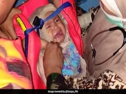 Image Shared Showed Baby Rescued From Indonesia Plane Crash. It Was Fake Image Shared Showed Baby Rescued From Indonesia Plane Crash. It Was Fake