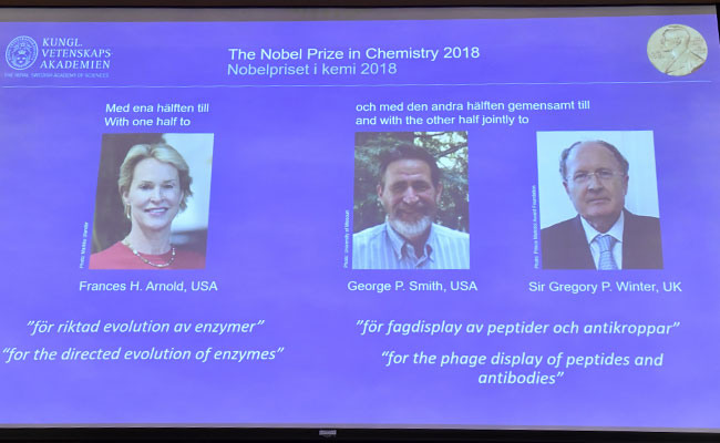 Trio Win Nobel Chemistry Prize For Evolution Research