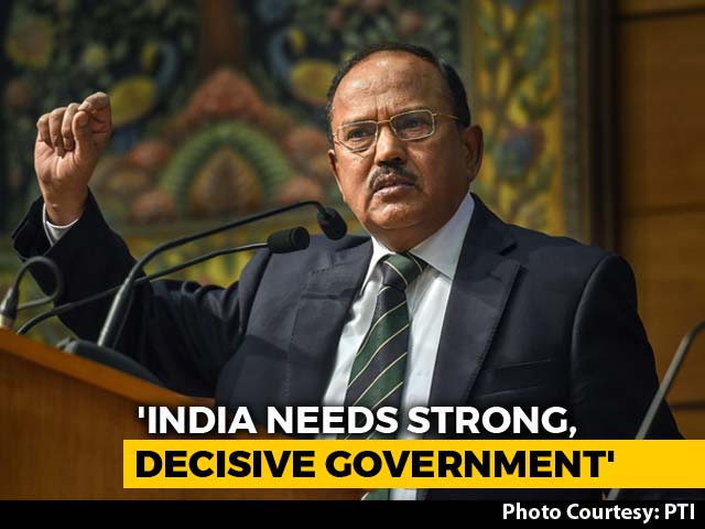 "Weak Coalition" Bad For The Country, Says Ajit Doval