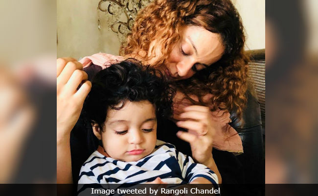 Kangana Ranaut With 'Choti Kangana,' Per Rangoli Chandel's Mother-In-Law