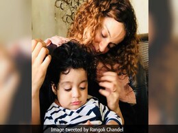 Kangana Ranaut With 'Choti Kangana,' Per Rangoli Chandel's Mother-In-Law Kangana Ranaut With 'Choti Kangana,' Per Rangoli Chandel's Mother-In-Law