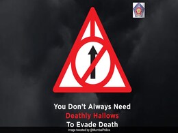 Mumbai Police's Road Safety Warning Comes With Clever Harry Potter Twist Mumbai Police's Road Safety Warning Comes With Clever Harry Potter Twist