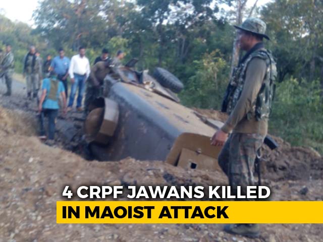 4 Paramilitary Men Killed In Maoist Attack Ahead Of Chhattisgarh Polls