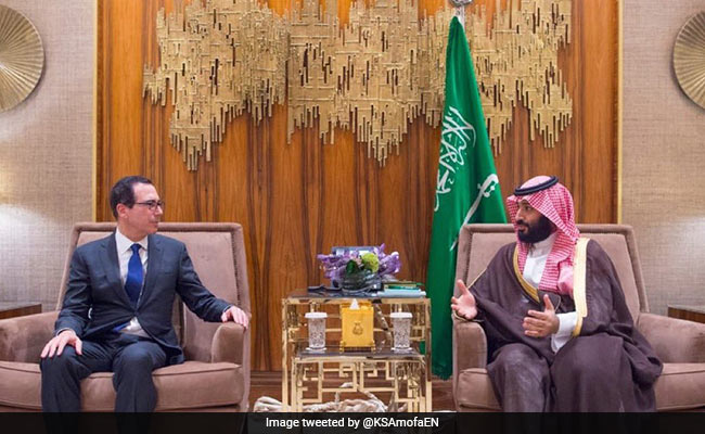 US Treasury Chief Meets Saudi Prince Amid Outrage Over Khashoggi Death