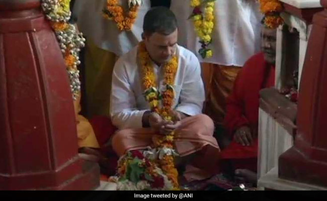 कांग्रेस राम मंदिर निर्माण के खिलाफ माहौल बना रही है, राहुल गांधी हिन्दू हैं या नहीं : बीजेपी