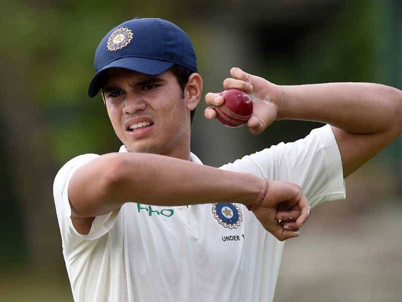 Arjun Tendulkar Helps Mumbai U-19 Crush Gujarat With Match-winning Five-wicket Haul Arjun Tendulkar Helps Mumbai U-19 Crush Gujarat With Match-winning Five-wicket Haul