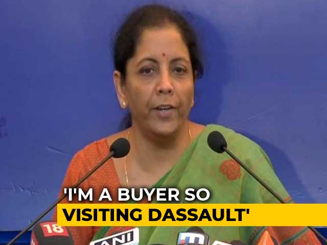 Amid Cover-Up Allegations, Defence Minister Explains Rafale Factory Visit