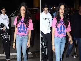 Get Janhvi Kapoor's Cool Airport Look Get Janhvi Kapoor's Cool Airport Look