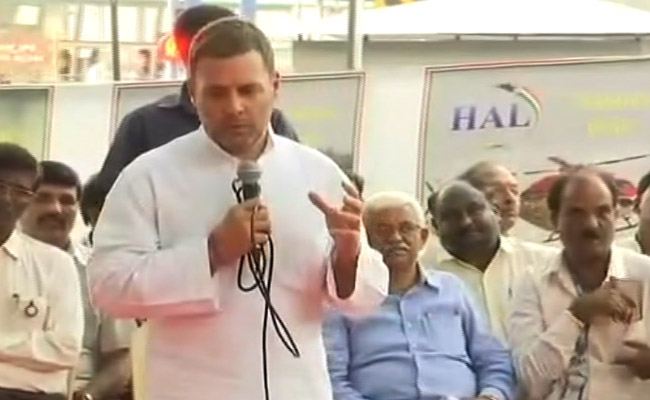 "Rafale Contract Is Your Right": Rahul Gandhi To State-Run HAL Employees