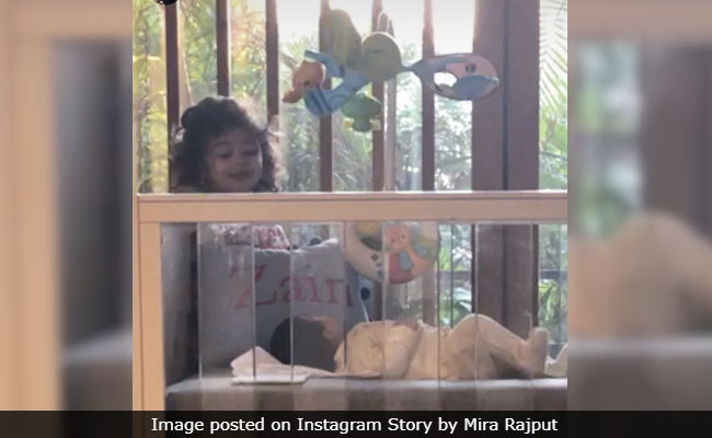 First Pic Of Shahid Kapoor And Mira Rajput's Son Zain With Big Sister Misha