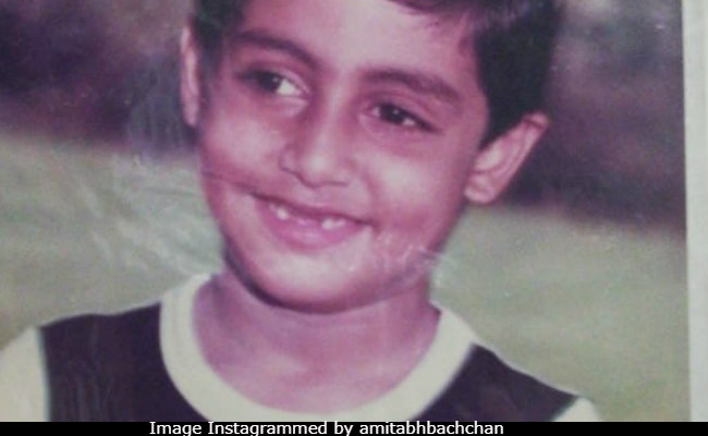 Amitabh Bachchan's Caption For Baby Abhishek Is Something Only Dads Can Do